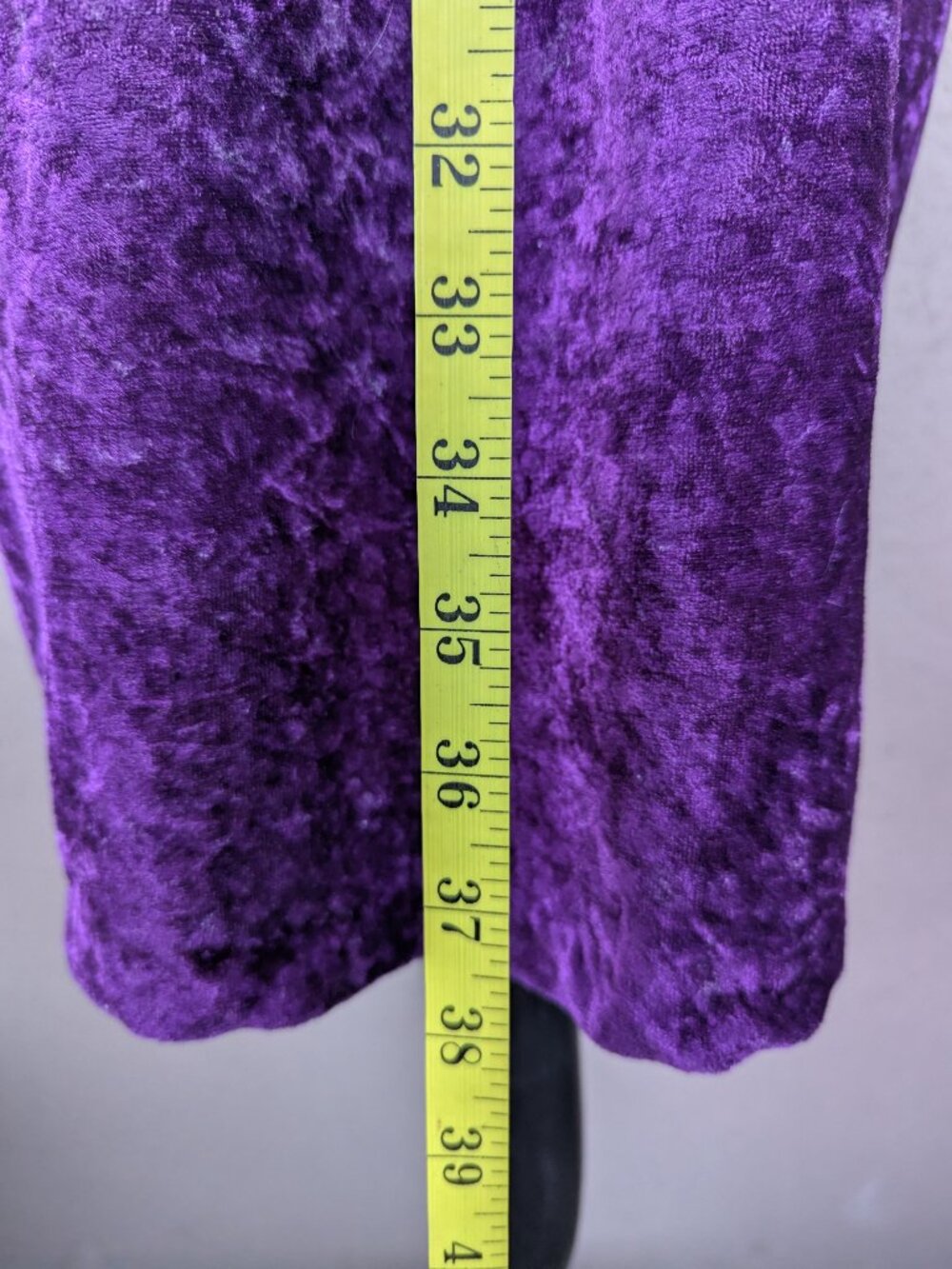 💜Vintage Purple Velvet Painters Smock Costume - Picture 12 of 12